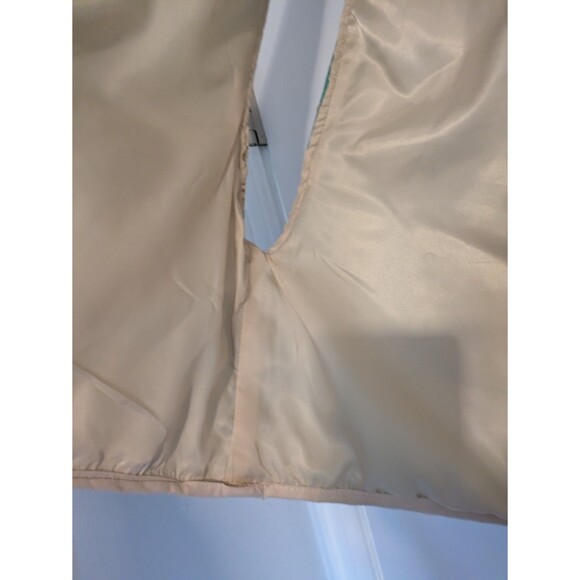 NEW! NWT 7 FOR ALL MANKIND Quilted Crop Floral Print Vest Jade Green Size M - Picture 9 of 10